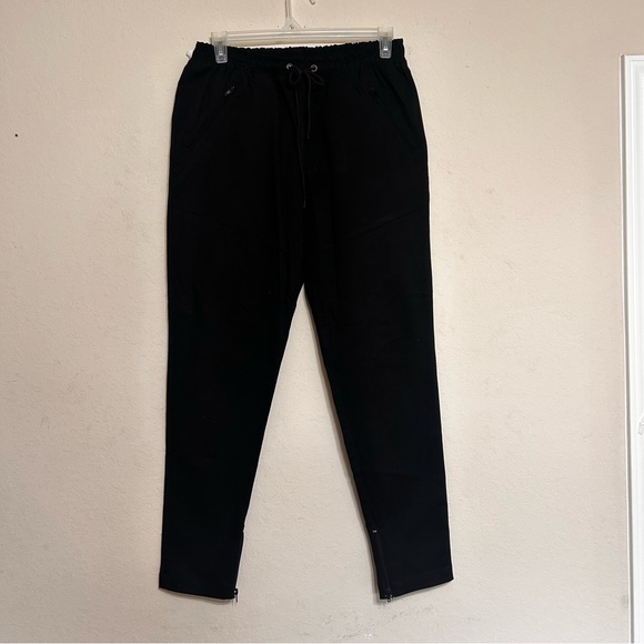 Killion Brand Twill Trackers in Black Size XL Joggers Zippered Pkts & Leg - Picture 2 of 13